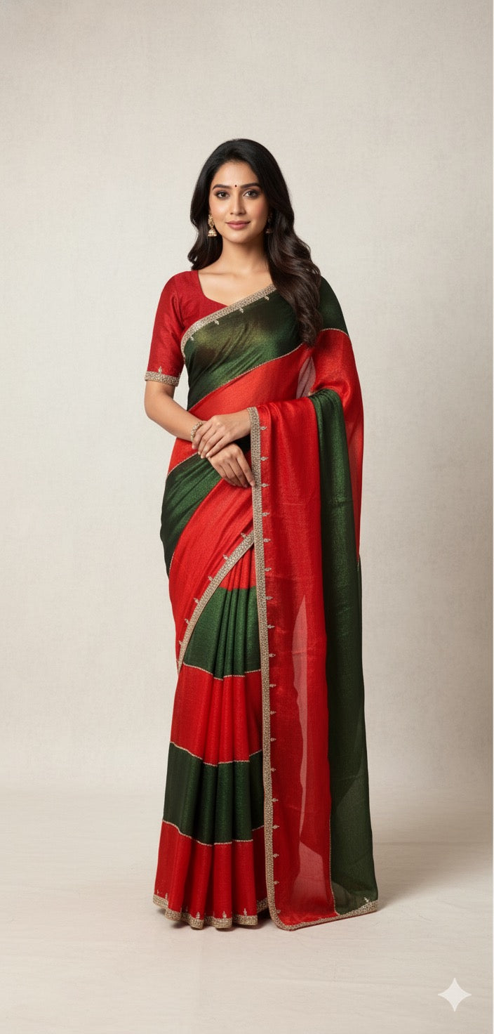 Red Boutique Saree